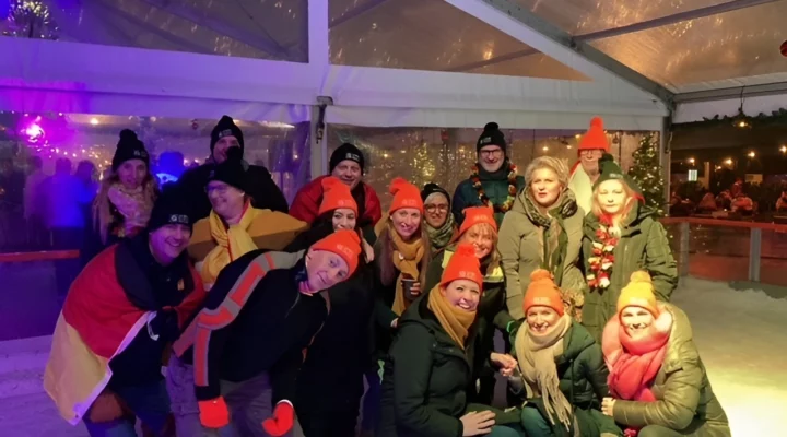 Augenklinik Ahaus sponsor schaatsbaan Oude Markt Enschede