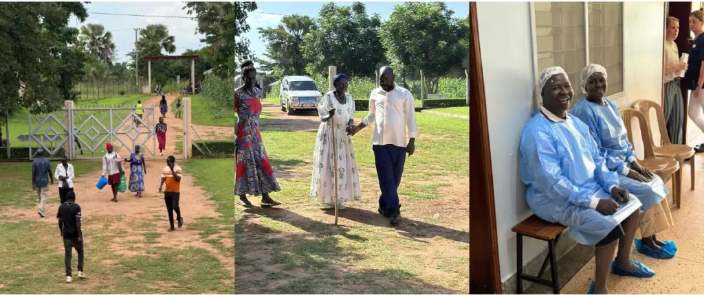 Uganda Eye Camp 4 Patienten vor und nach der Operation - Eye-Camp 4.0 | Onze missie in Oeganda - Augenärzte Gerl & Kollegen