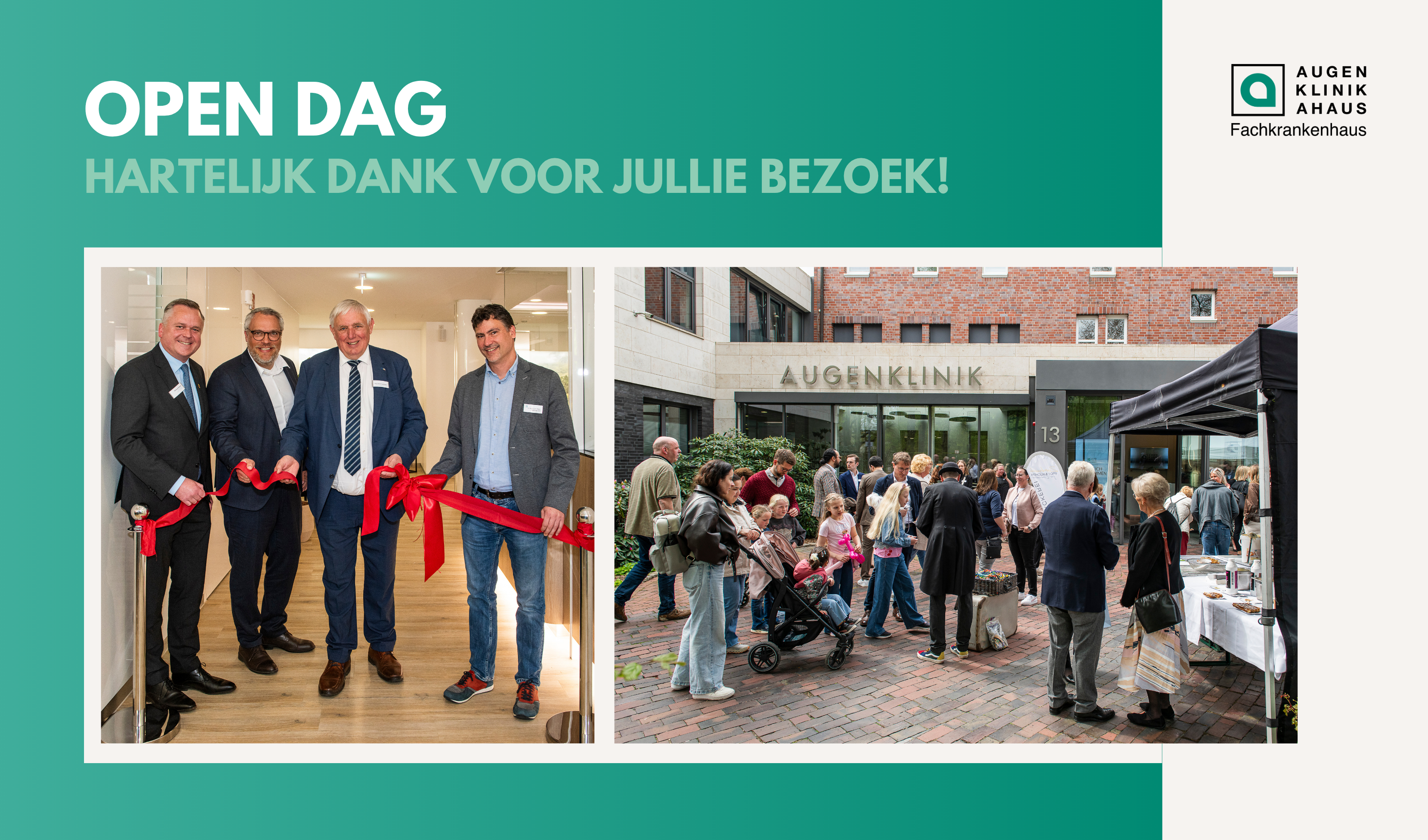 Nieuws Opening OpenDag - OPEN DAG | Bedankt aan iedereen! - Augenärzte Gerl & Kollegen